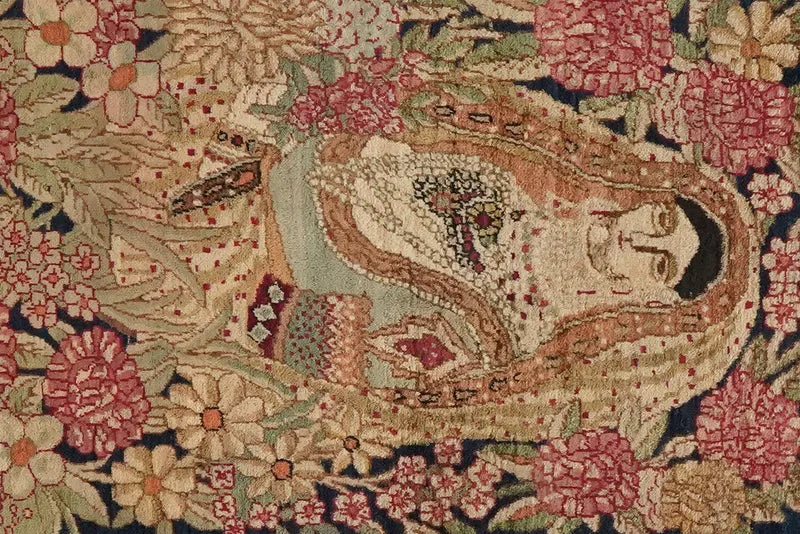 Ravar · Handgeknüpft – Blau, 90x62 cm