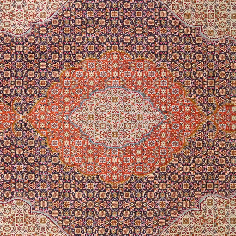Tabriz Old · Handgeknüpft – Blau, 314x200 cm