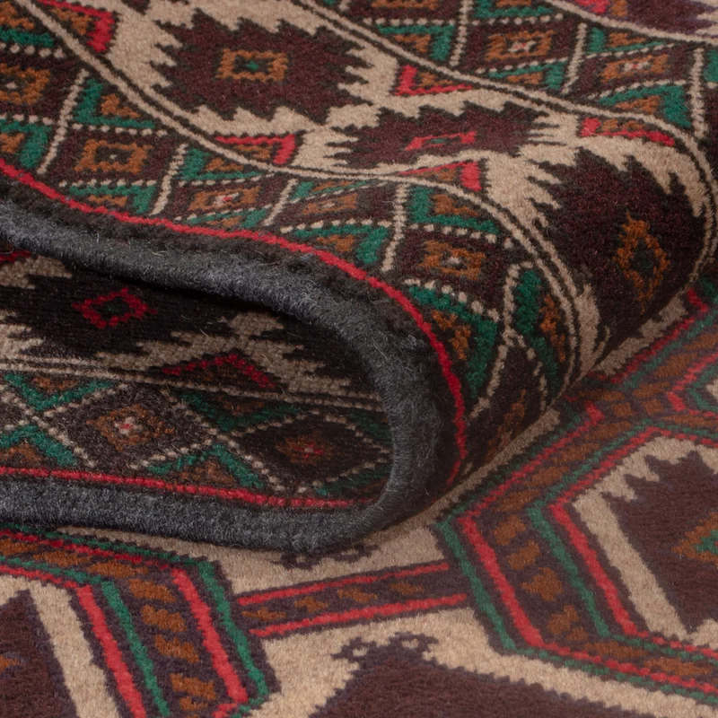 Belutsch Teppich - 90 x 140 cm - mehrfarbig