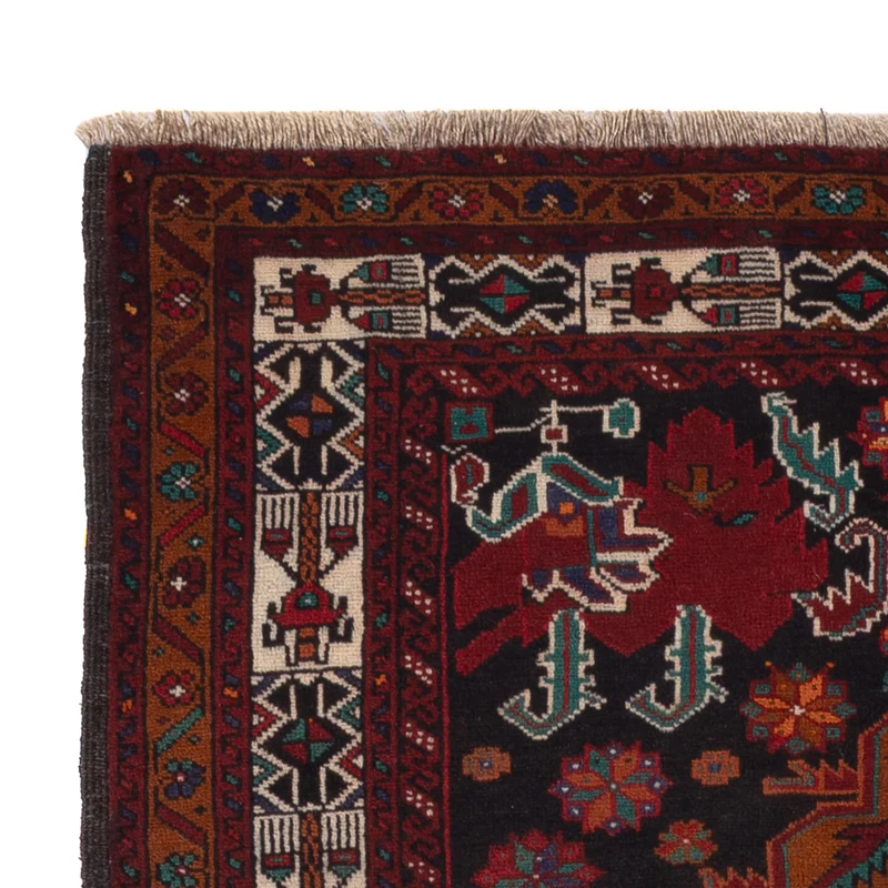 Belutsch Teppich - 90 x 140 cm - mehrfarbig