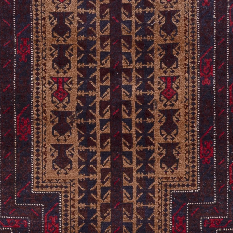 Belutsch Teppich - 90 x 155 cm - mehrfarbig