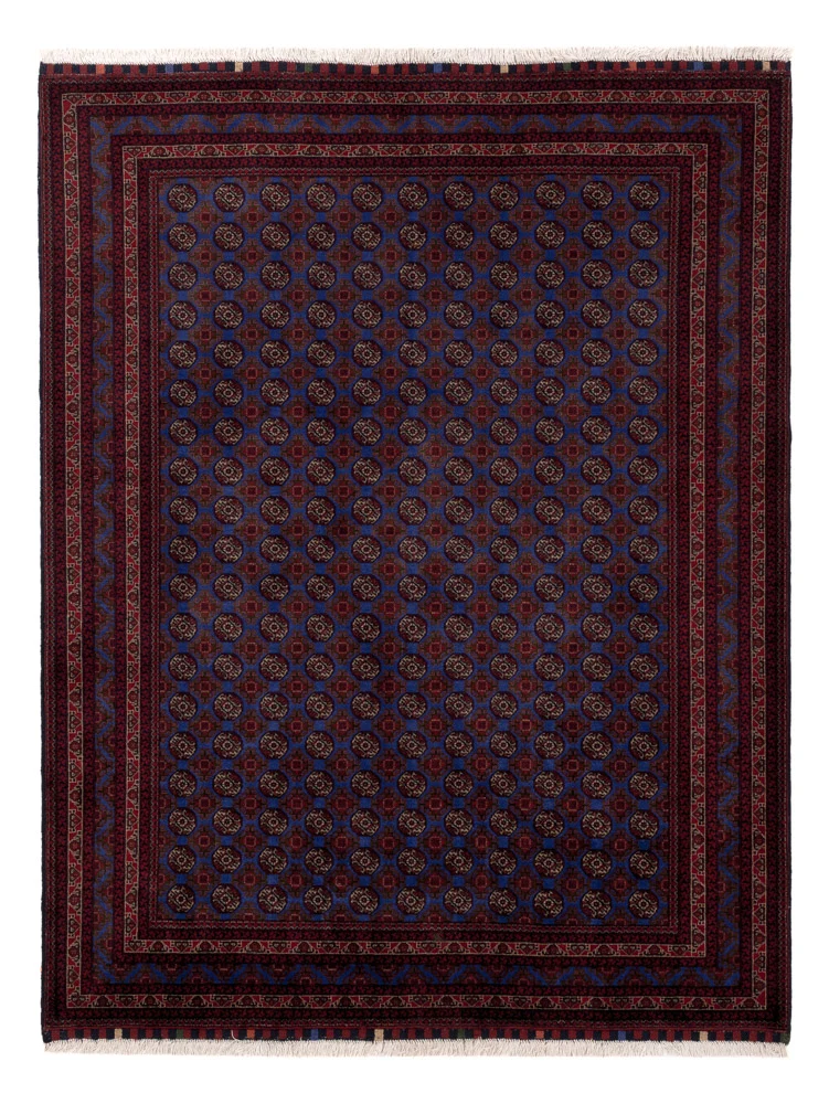 Afghan Teppich 151x195cm - Orientteppich - blau