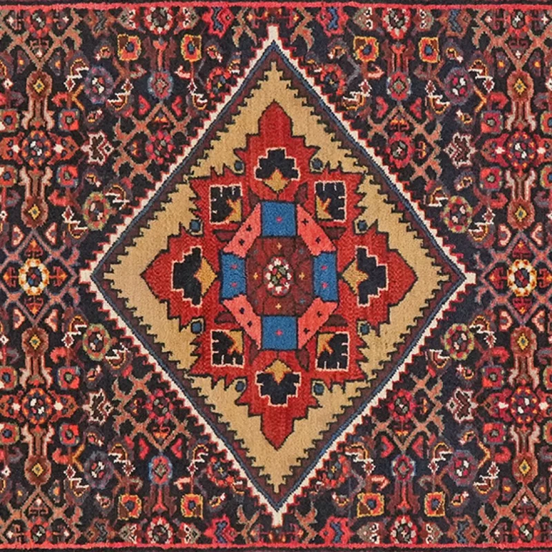 Bourtchalou · Handgeknüpft – Blau, 208x133 cm