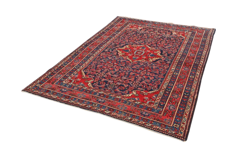 Koutabad · Handgeknüpft – Blau, 206x148 cm