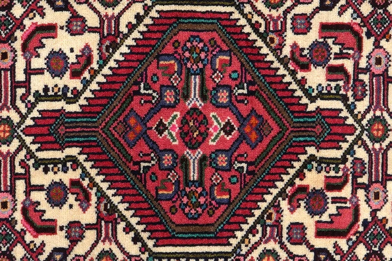 Assadabad · Handgeknüpft – Beige, 128x79 cm