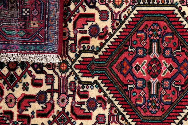 Assadabad · Handgeknüpft – Beige, 128x79 cm