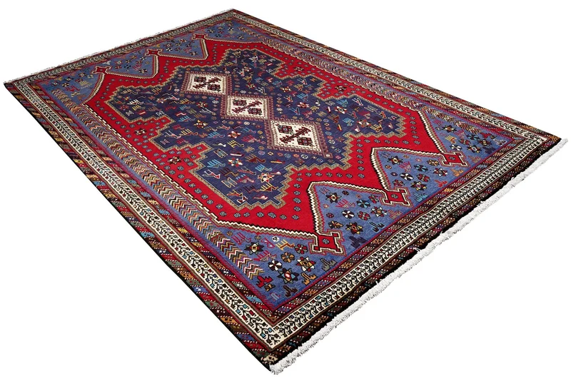 Afshar · Handgeknüpft – Rot, 245x167 cm