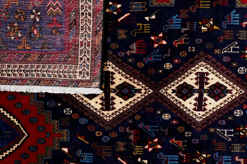 Afshar · Handgeknüpft – Rot, 245x167 cm