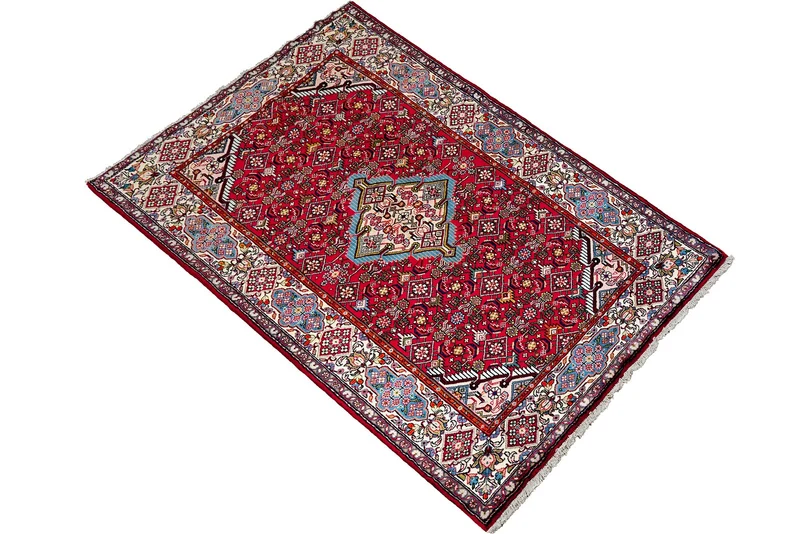 Assadabad · Handgeknüpft – Rot, 191x125 cm