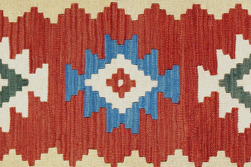 Kelim Gashgai · Handgewebt – Rot, 150x103 cm