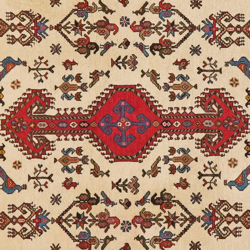 Nasrabad · Handgeknüpft – Beige, 145x98 cm