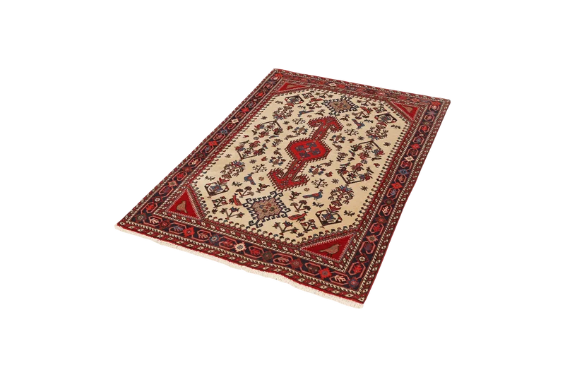Nasrabad · Handgeknüpft – Beige, 145x98 cm