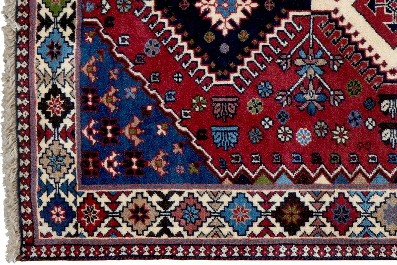 Yalameh · Handgeknüpft – Rot, 127x83 cm