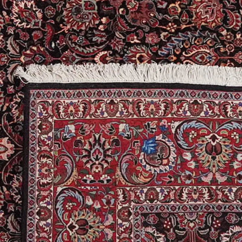Bidjar · Handgeknüpft – Schwarz, 344x251 cm