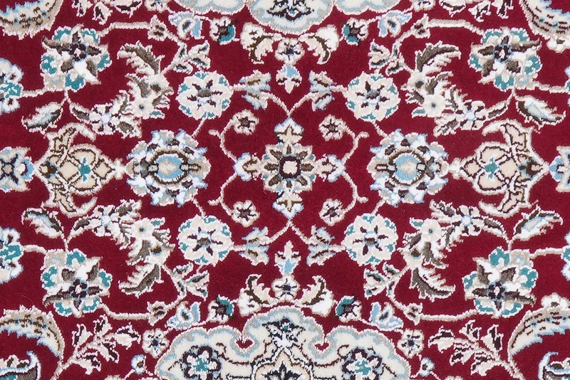 Nain 9La · Handgeknüpft – Rot, 200x60 cm
