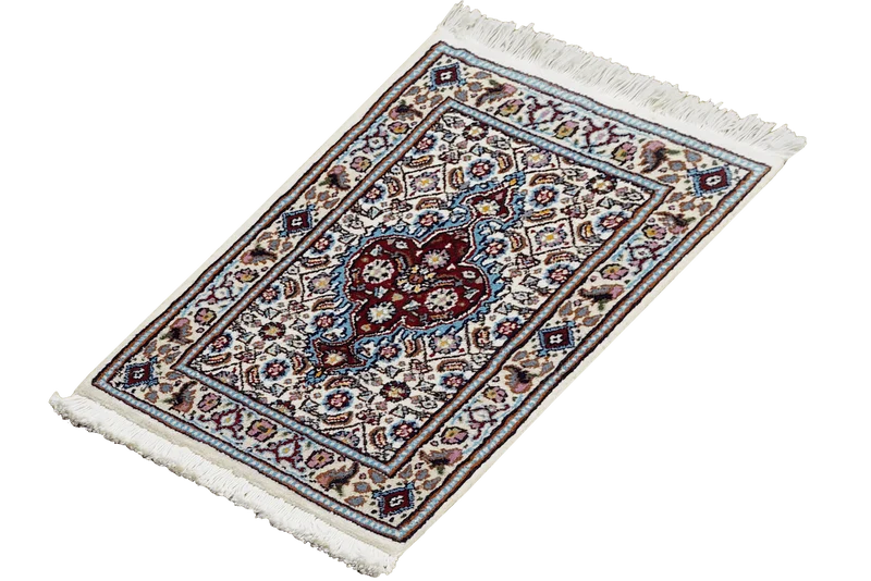 Moud Mahi · Handgeknüpft – Beige, 56x39 cm