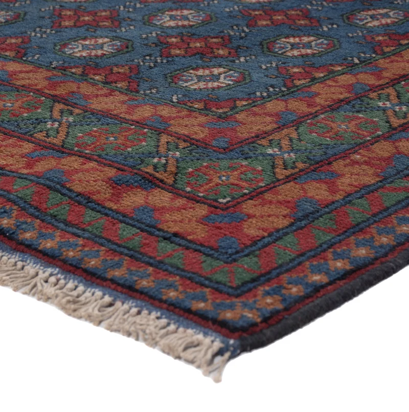 Afghan Teppich - Filpa - 150 x 201 cm - dunkelblau