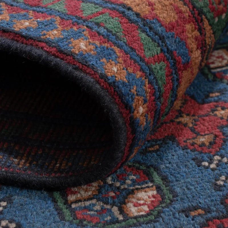 Afghan Teppich - Filpa - 150 x 201 cm - dunkelblau