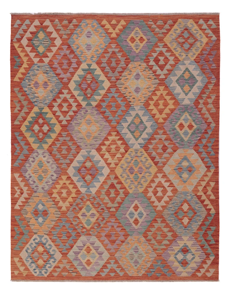 Kelim Maimene Teppich 158x201cm - mehrfarbig