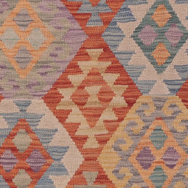 Kelim Maimene Teppich 158x201cm - mehrfarbig