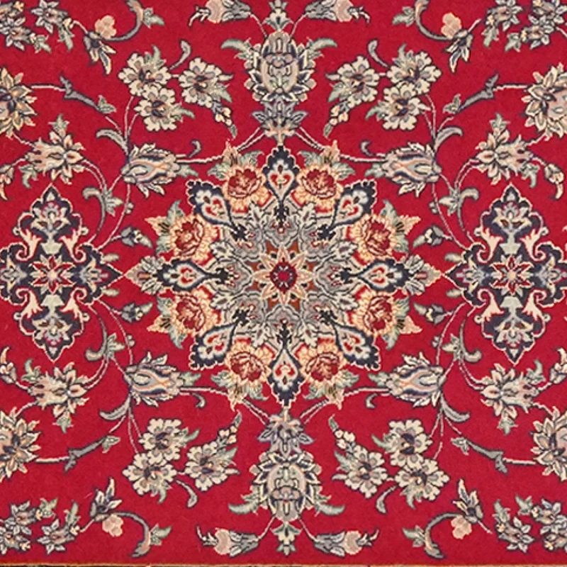 Isfahan · Handgeknüpft – Rot, 222x85 cm