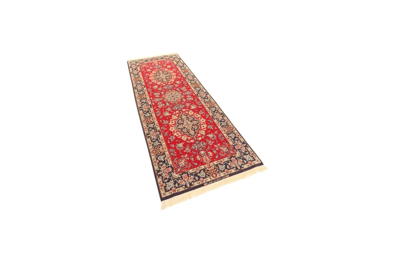 Isfahan · Handgeknüpft – Rot, 222x85 cm