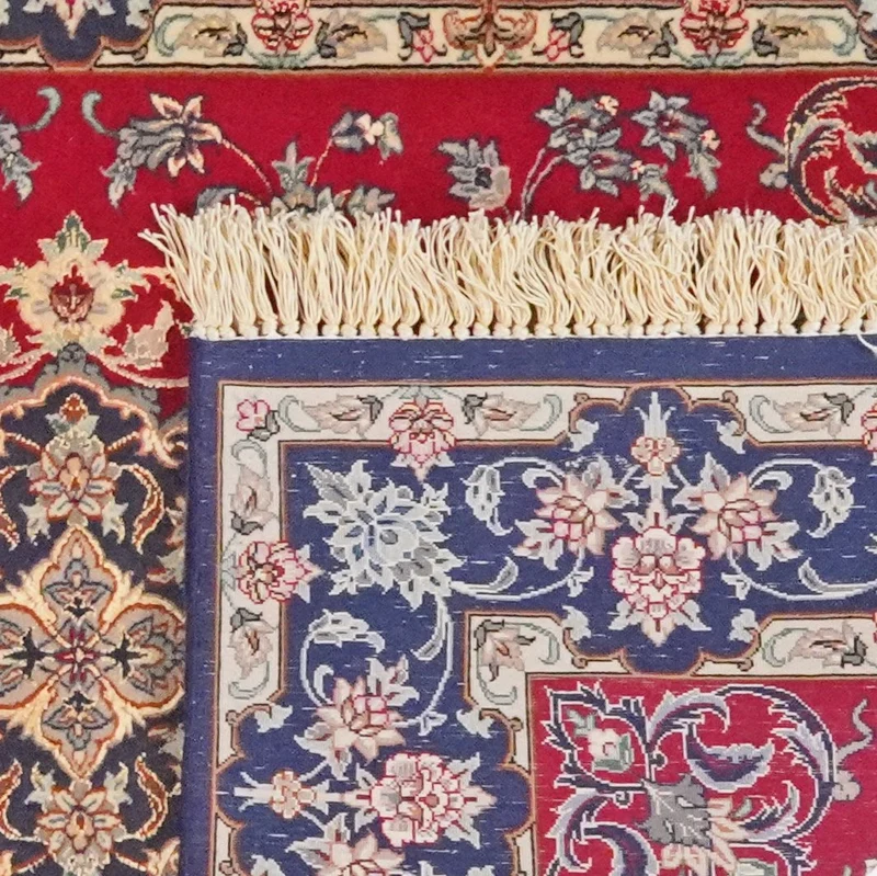 Isfahan · Handgeknüpft – Rot, 222x85 cm