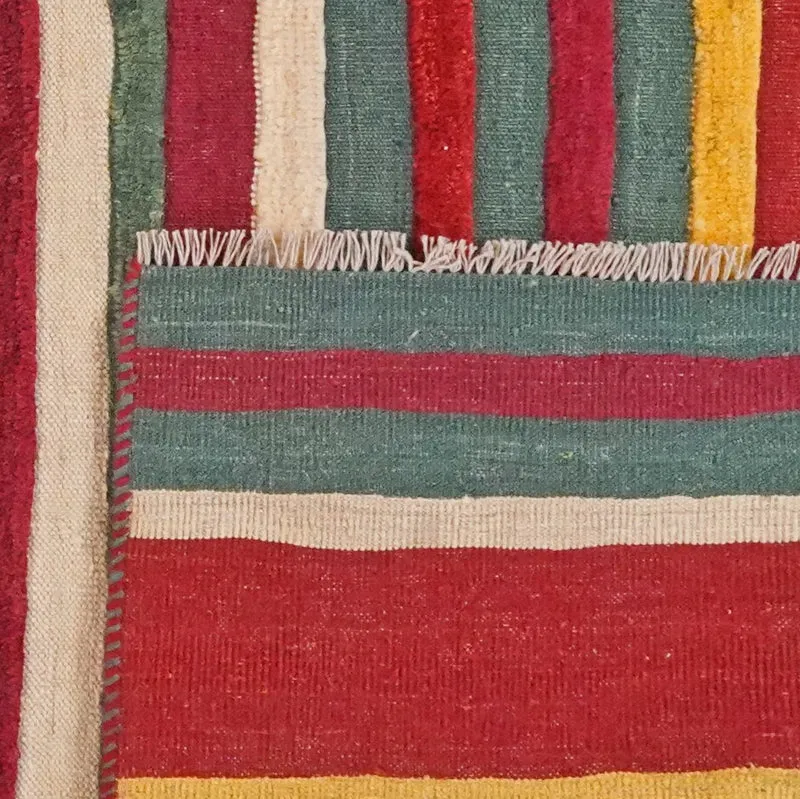 Kelim Gabbeh · Handgewebt – Bunt, 280x208 cm