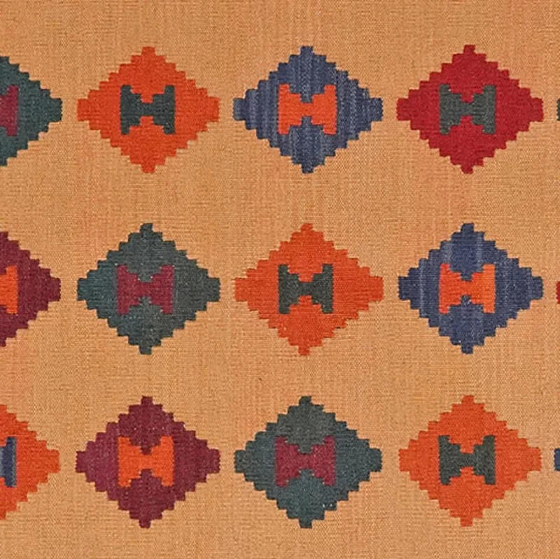 Kelim Gashgai · Handgewebt – Beige, 180x127 cm