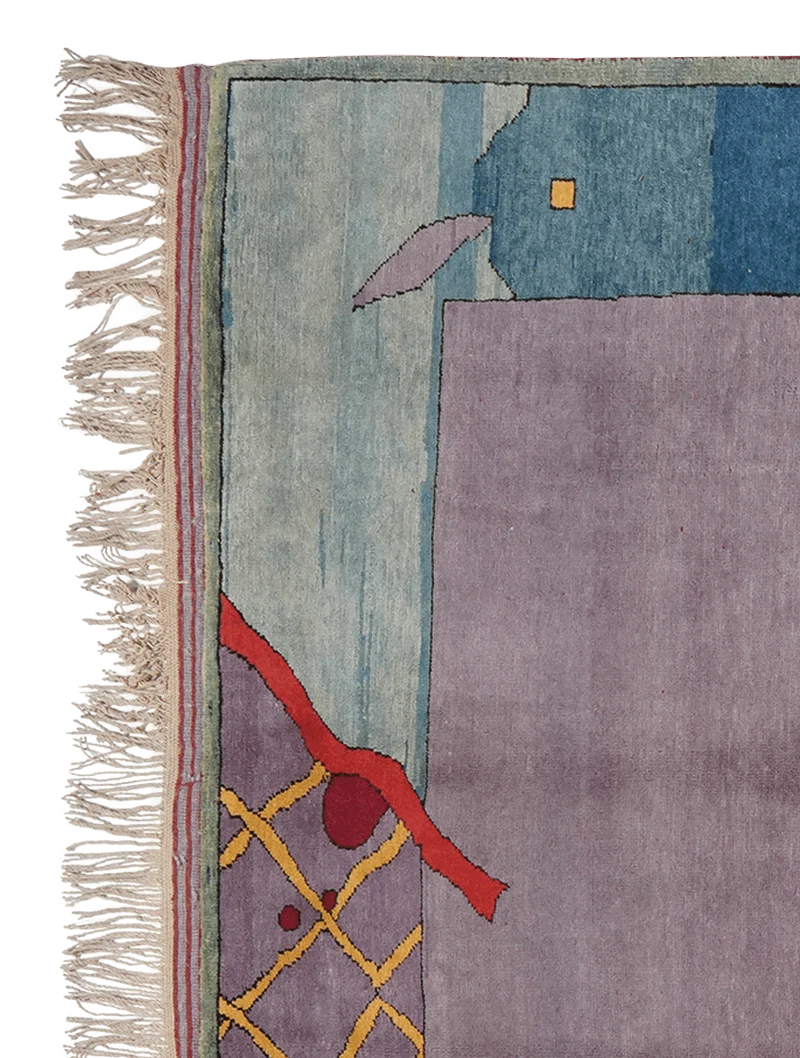 Konya · Handgeknüpft – Violett, 232x185 cm