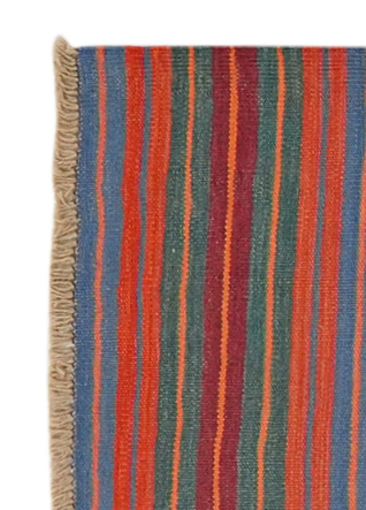 Kelim Gashgai · Handgewebt – Bunt, 197x62 cm