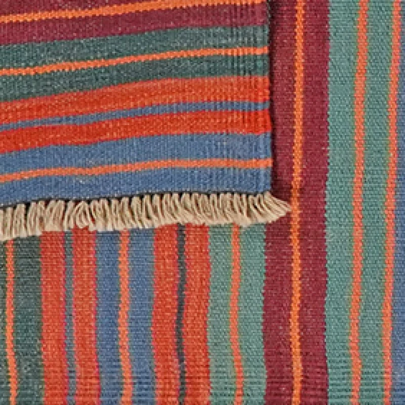 Kelim Gashgai · Handgewebt – Bunt, 197x62 cm