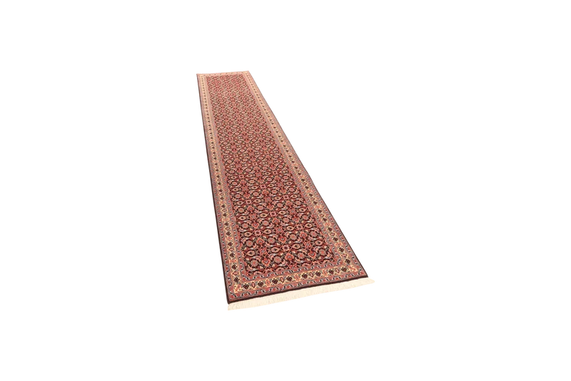 Tabriz 50 Raj · Handgeknüpft – Schwarz, 291x72 cm