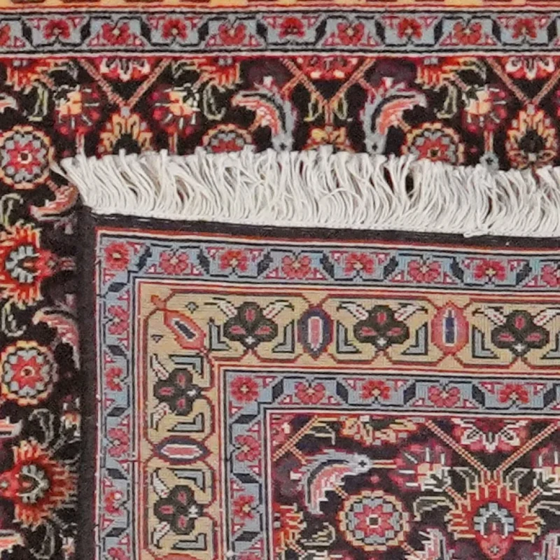 Tabriz 50 Raj · Handgeknüpft – Schwarz, 291x72 cm