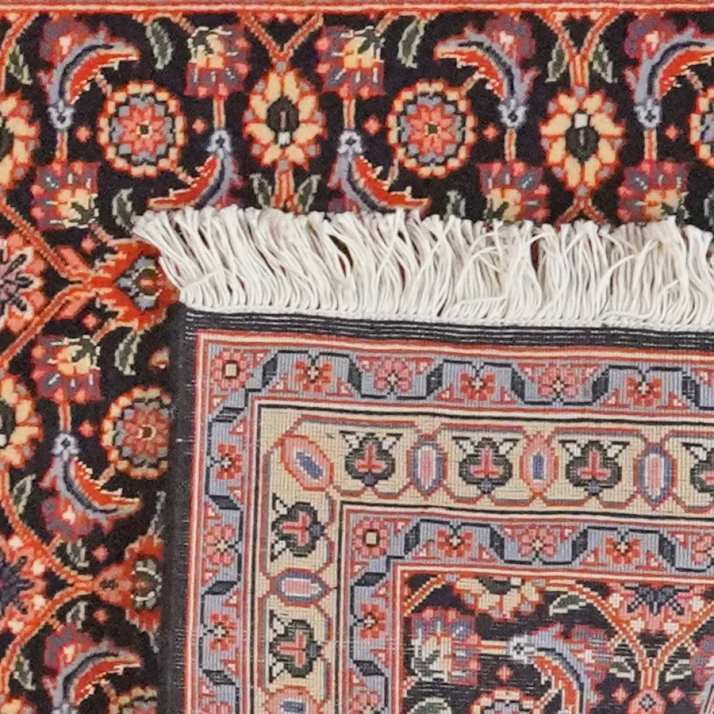 Tabriz 50 Raj · Handgeknüpft – Blau, 197x65 cm