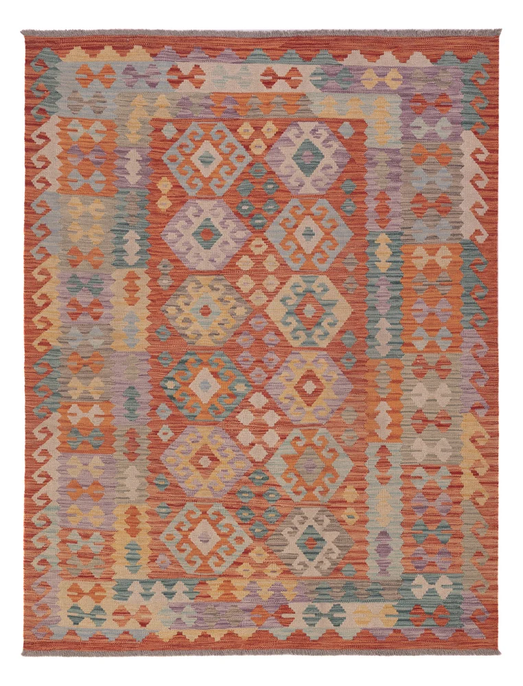 Kelim Maimene Teppich 149x195cm - mehrfarbig