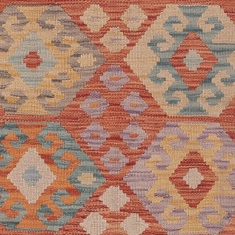 Kelim Maimene Teppich 149x195cm - mehrfarbig
