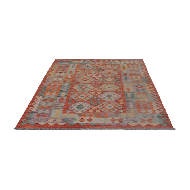 Kelim Maimene Teppich 149x195cm - mehrfarbig