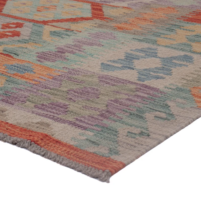 Kelim Maimene Teppich 150x196cm - mehrfarbig