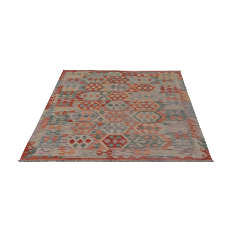 Kelim Maimene Teppich 150x192cm - mehrfarbig