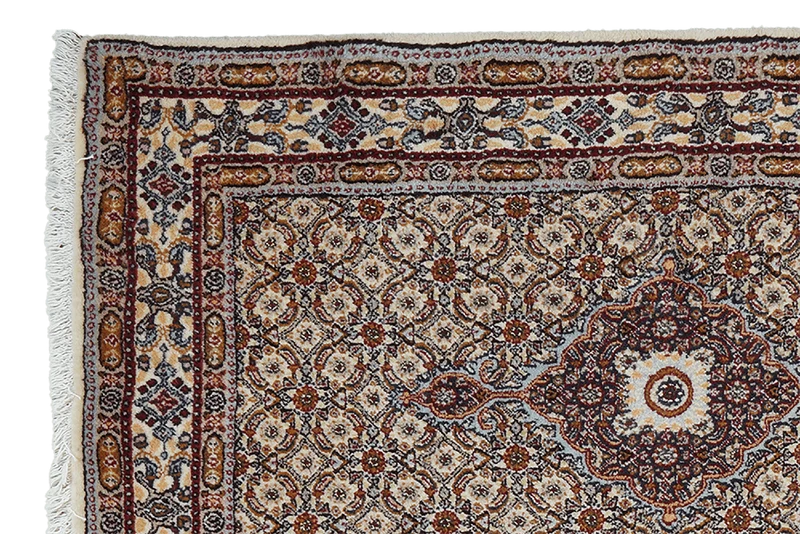 Moud Mahi · Handgeknüpft – Braun, 200x78 cm