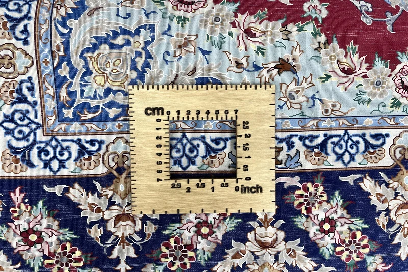 Isfahan · Handgeknüpft – Rot, 204x128 cm