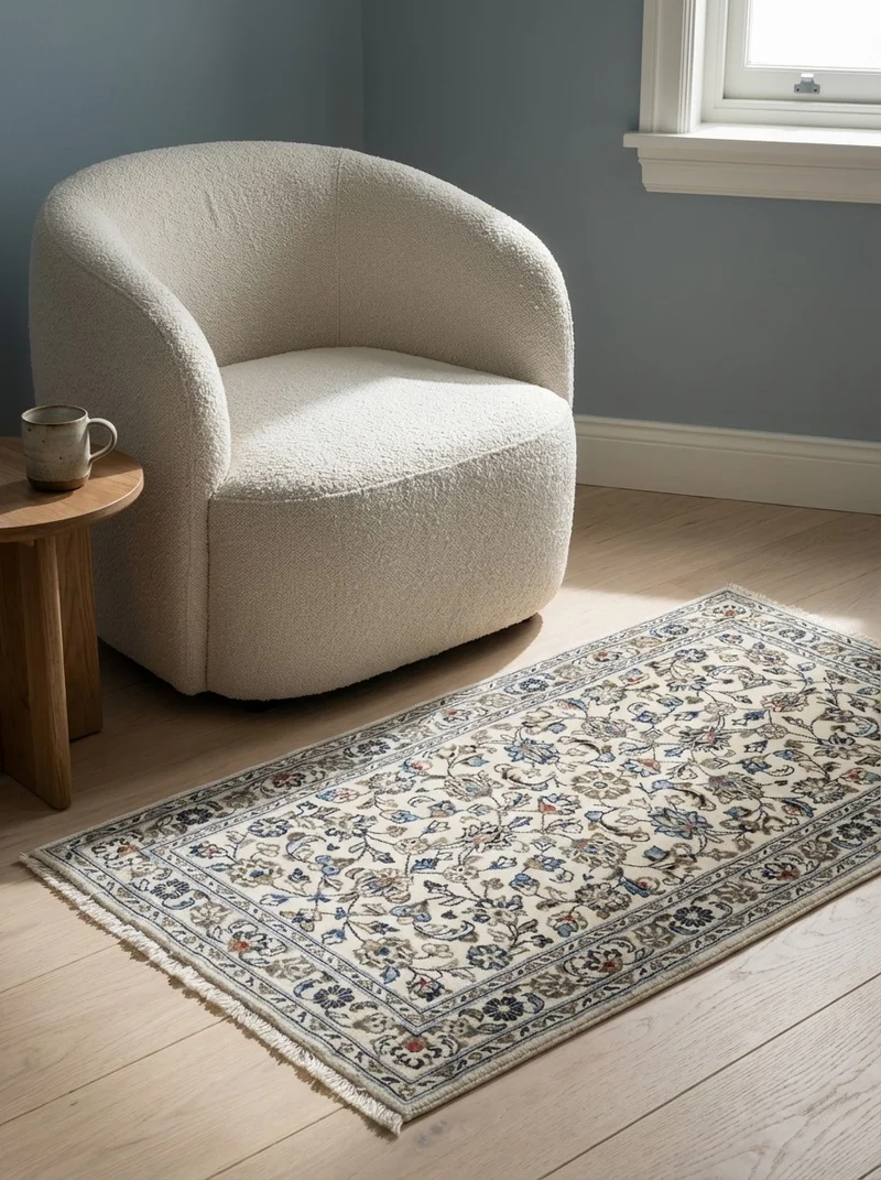 Ardakan · Handgeknüpft – Beige, 127x67 cm