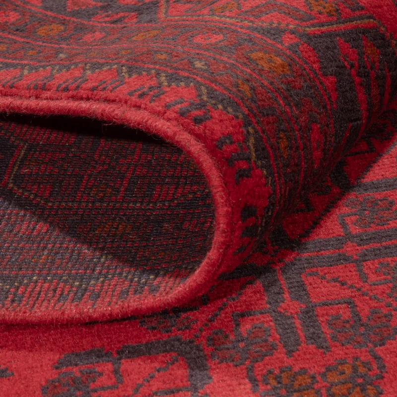 Afghan Teppich - Kunduz - 174 x 238 cm - rot