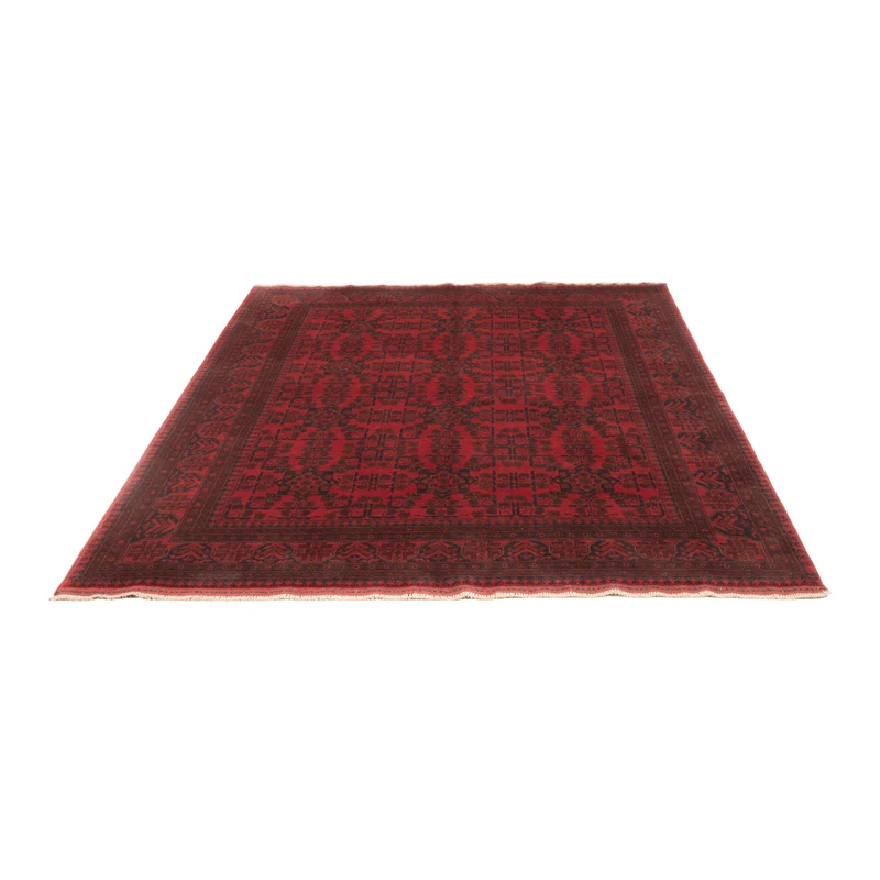 Afghan Teppich - Kunduz - 174 x 238 cm - rot