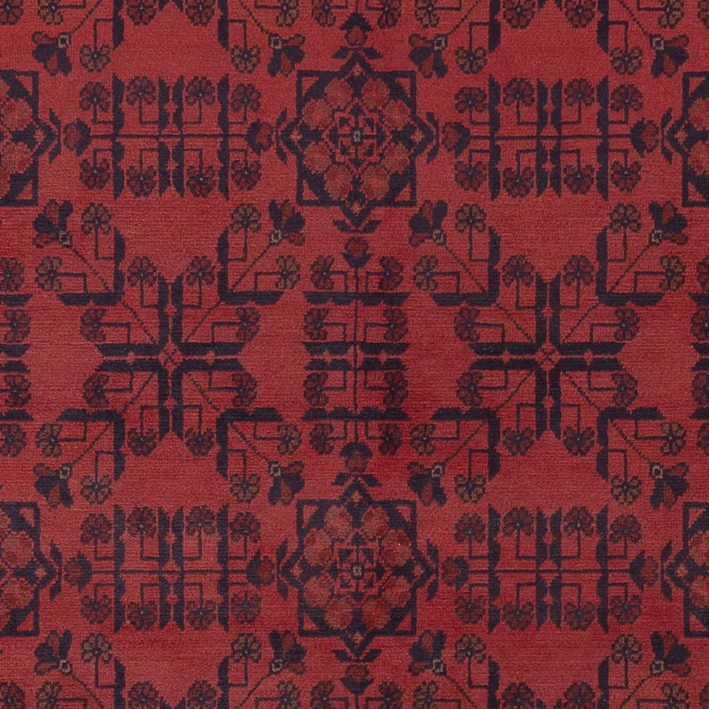 Afghan Teppich - Kunduz - 175 x 240 cm - rot