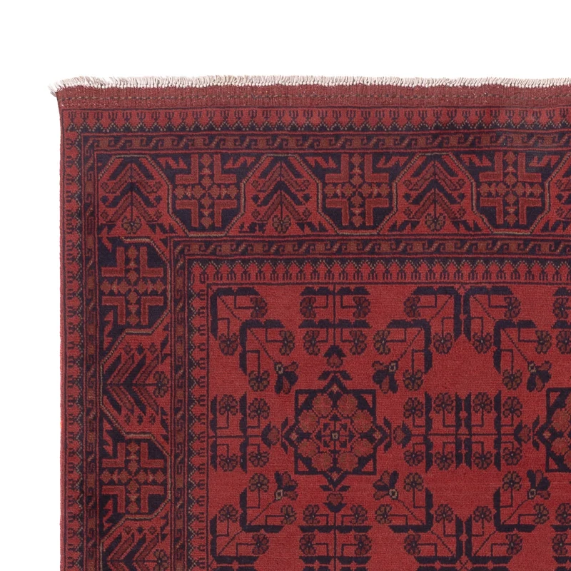 Afghan Teppich - Kunduz - 175 x 240 cm - rot