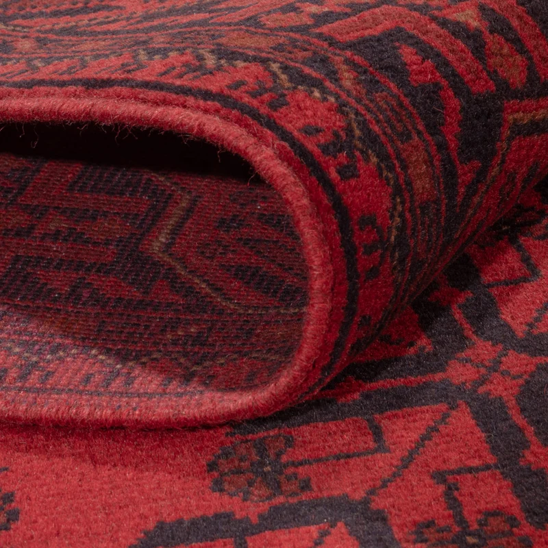 Afghan Teppich - Kunduz - 175 x 240 cm - rot