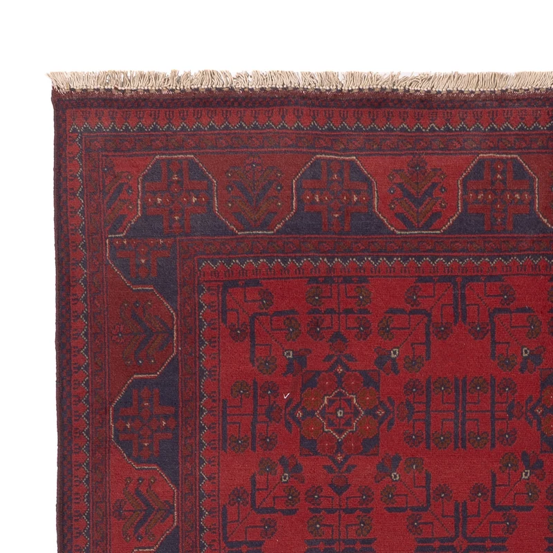 Afghan Teppich - Kunduz - 177 x 229 cm - rot