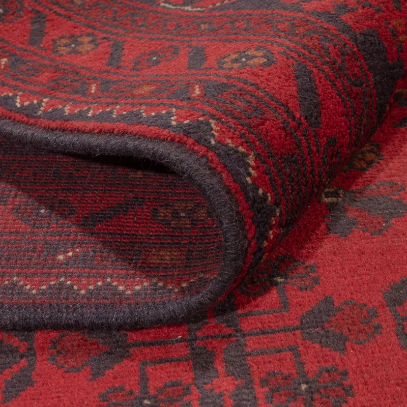 Afghan Teppich - Kunduz - 177 x 229 cm - rot